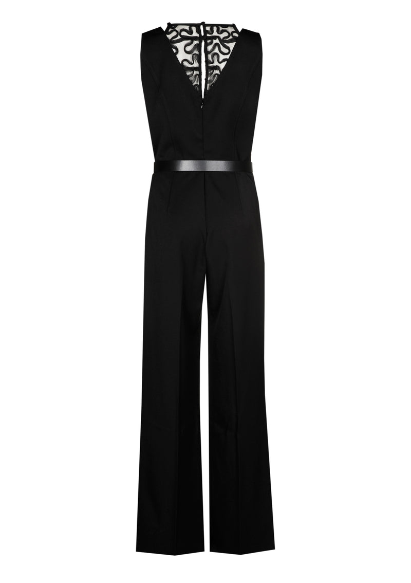 Jumpsuits korte mouw zwart Caroline Biss