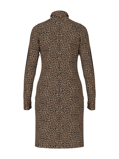 Jurken lange mouw bruin Marc Cain Sports