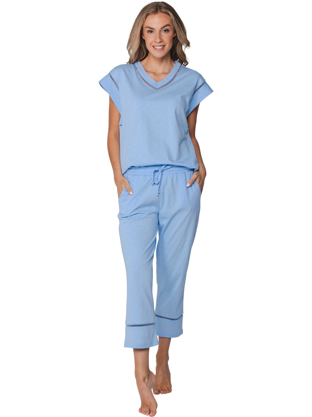 Pyjama's blauw Pastunette