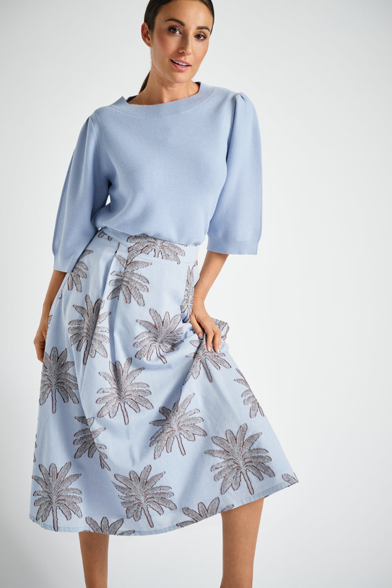 Rokken blauw Marie Méro