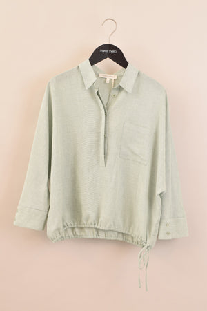 Blouses lange mouw groen Marie Méro