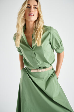 Blouses lange mouw groen Marie Méro
