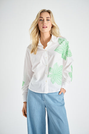 Blouses lange mouw wit Marie Méro