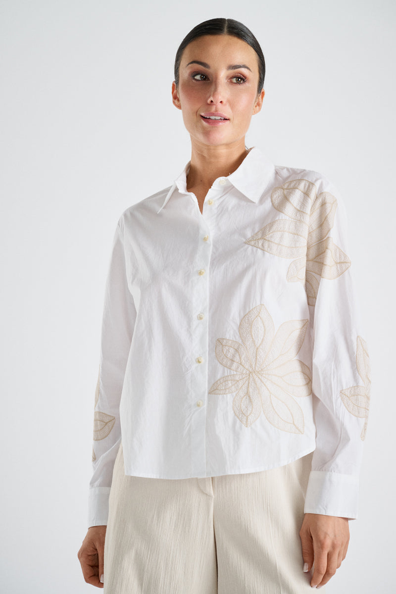 Blouses lange mouw wit Marie Méro