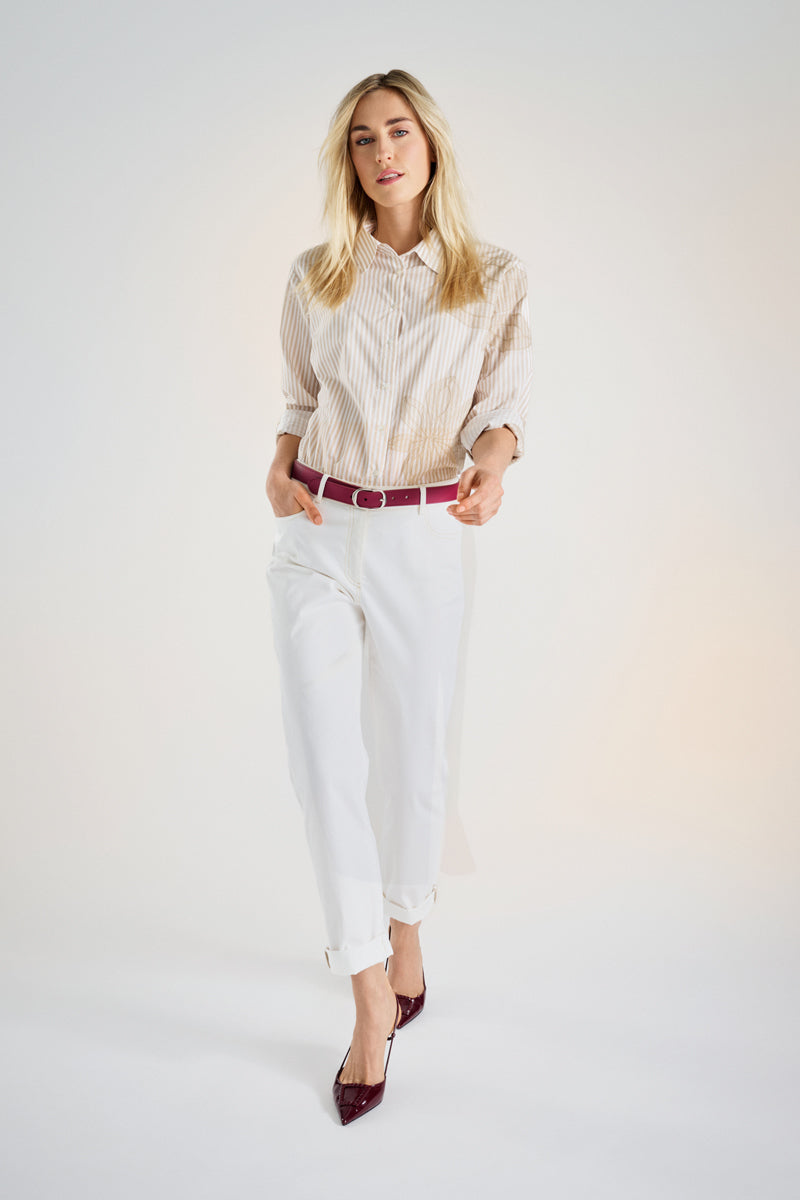 Blouses lange mouw beige Marie Méro