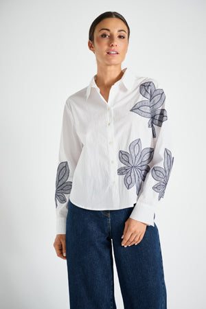 Blouses lange mouw wit Marie Méro