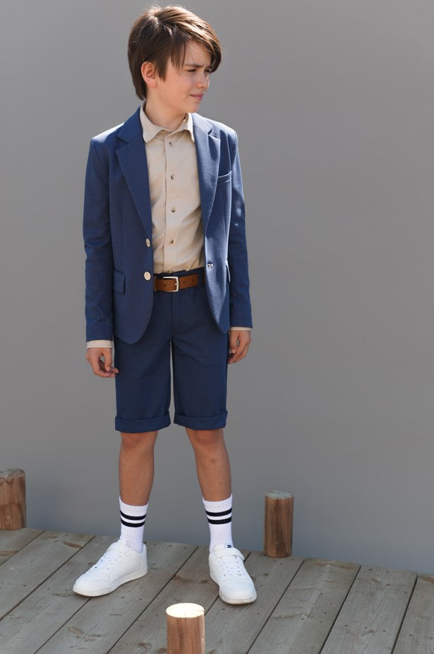 Shorten navy Red + Blu