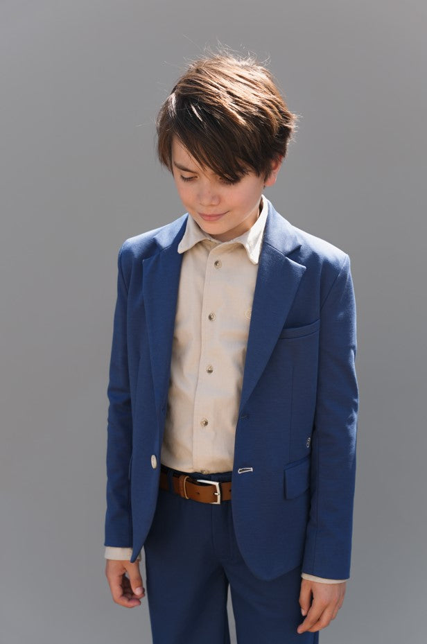 Hemden lange mouw beige Red + Blu