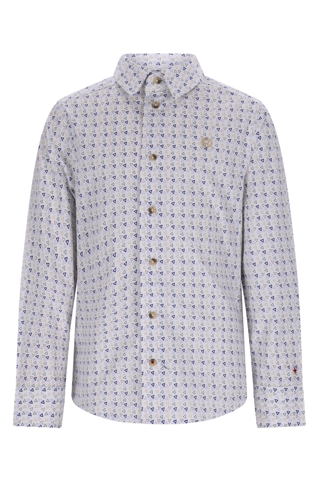 Hemden lange mouw wit Red + Blu