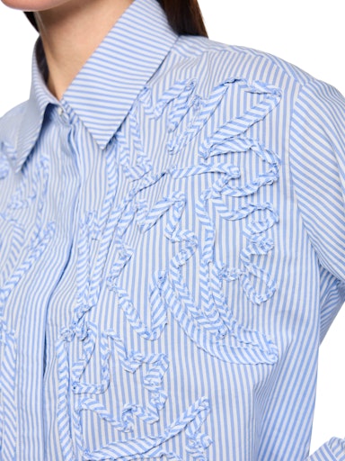 Blouses lange mouw blauw Marc Cain
