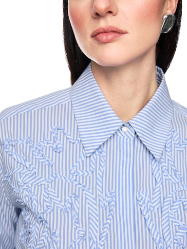 Blouses lange mouw blauw Marc Cain