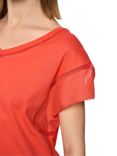 T-shirts korte mouw rood Marc Cain