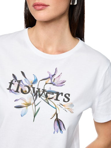 T-shirts korte mouw wit Marc Cain