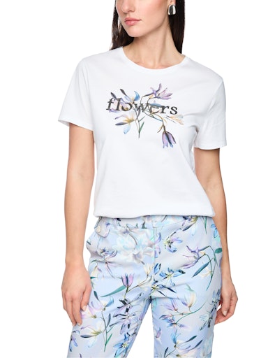 T-shirts korte mouw wit Marc Cain