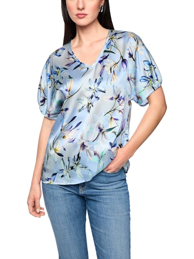 Blouses lange mouw blauw Marc Cain