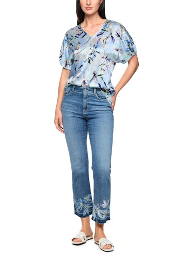 Blouses lange mouw blauw Marc Cain