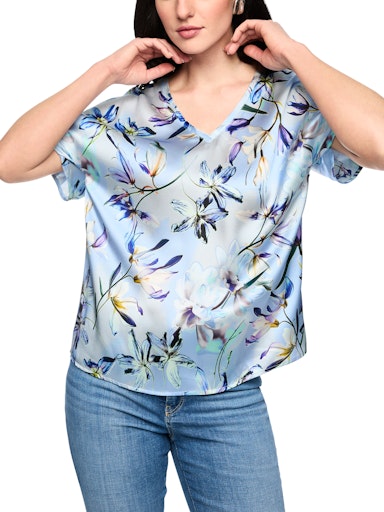 Blouses lange mouw blauw Marc Cain