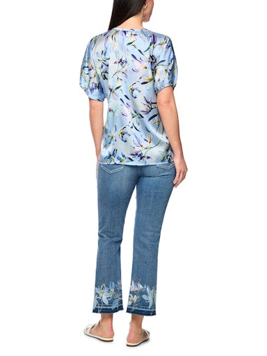 Blouses lange mouw blauw Marc Cain