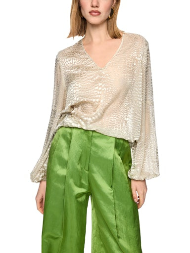 Blouses lange mouw beige Marc Cain