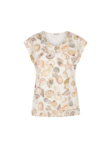 T-shirts korte mouw wit Marc Cain