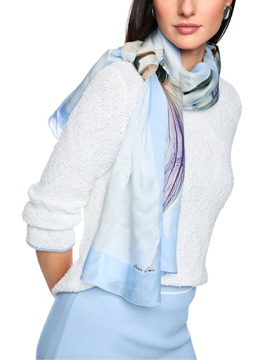 Sjaals blauw Marc Cain