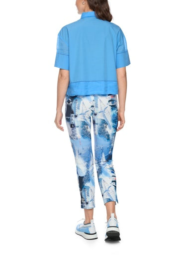 Blouses lange mouw blauw Marc Cain Sports