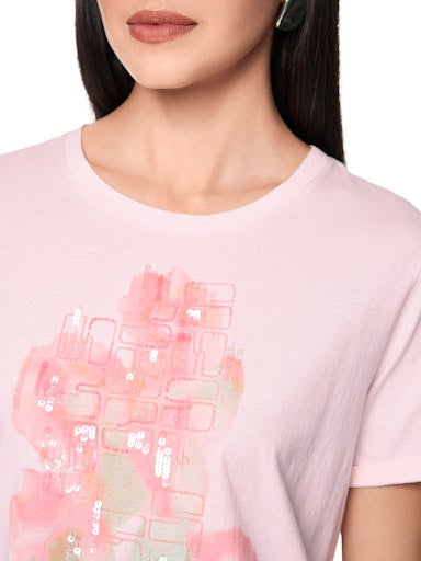 T-shirts korte mouw roze Marc Cain Sports