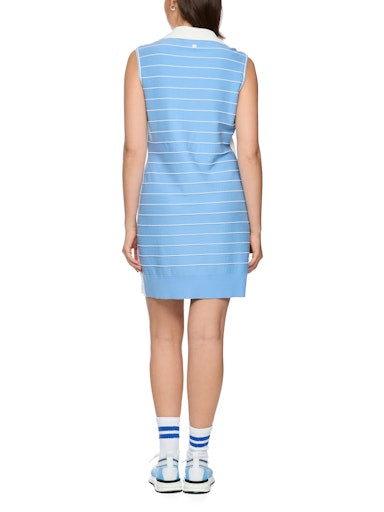Jurken korte mouw blauw Marc Cain Sports