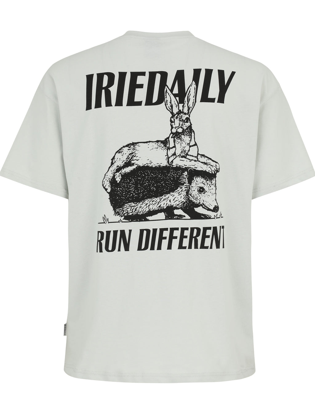 T-shirts korte mouw grijs Iriedaily