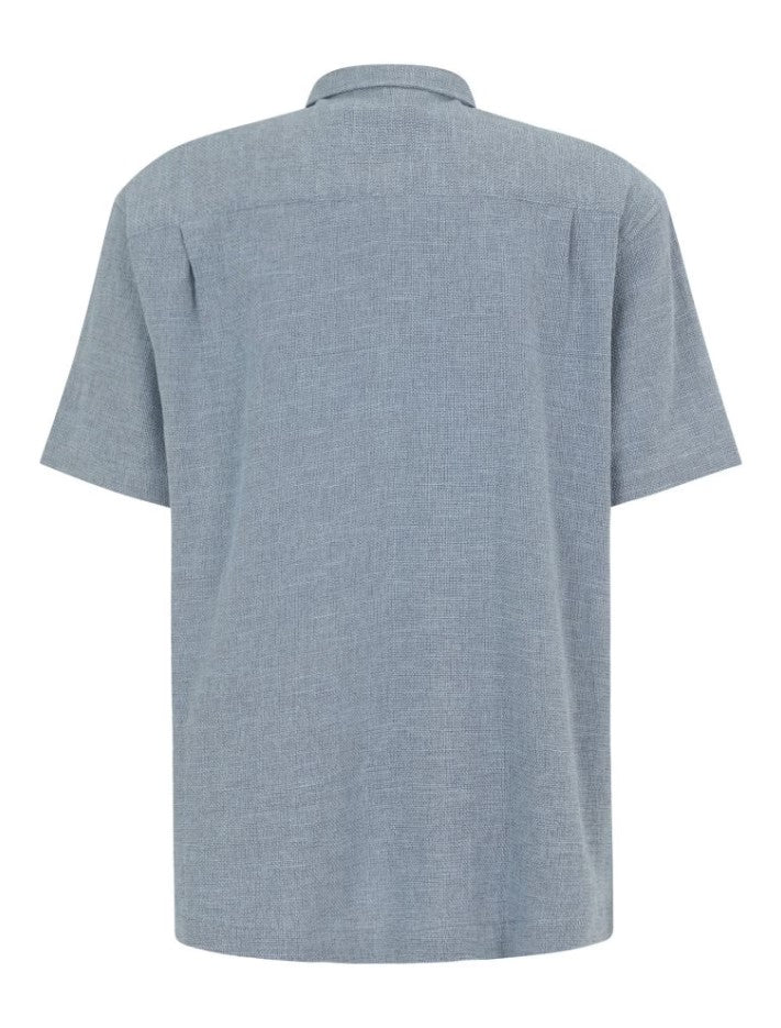 Hemden korte mouw blauw Iriedaily
