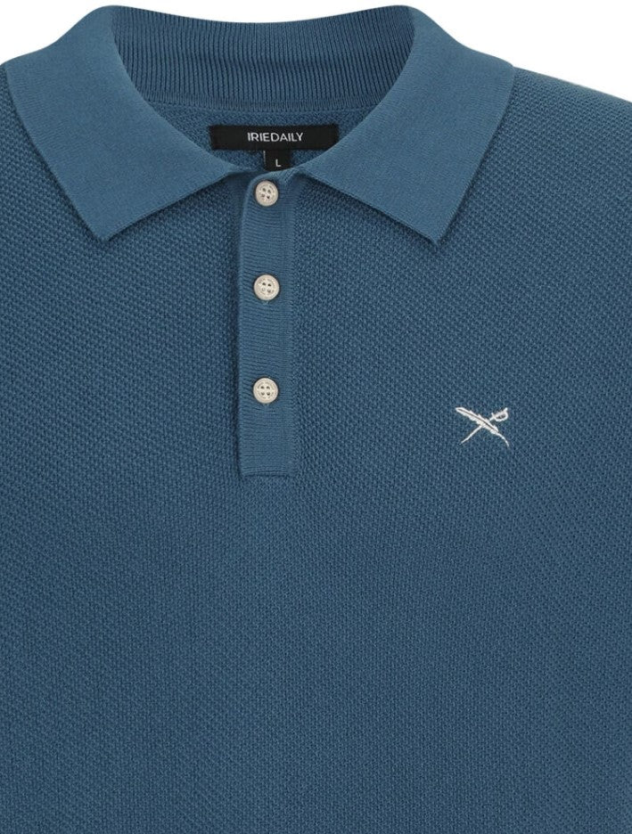 Polo's korte mouw blauw Iriedaily
