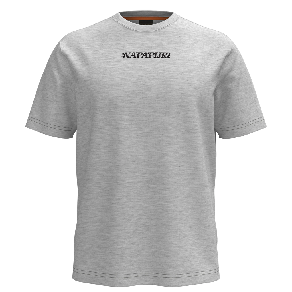 T-shirts korte mouw grijs Napapijri