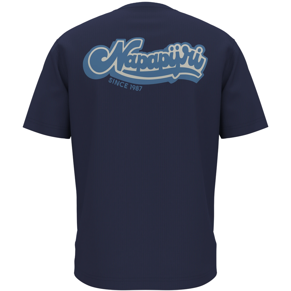 T-shirts korte mouw navy Napapijri