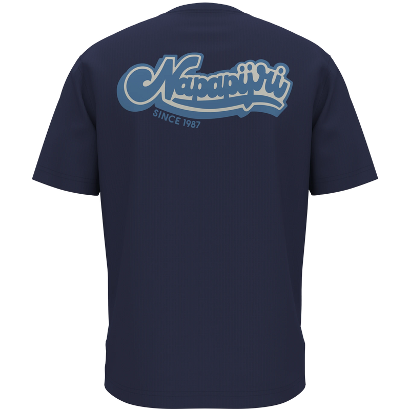 T-shirts korte mouw navy Napapijri