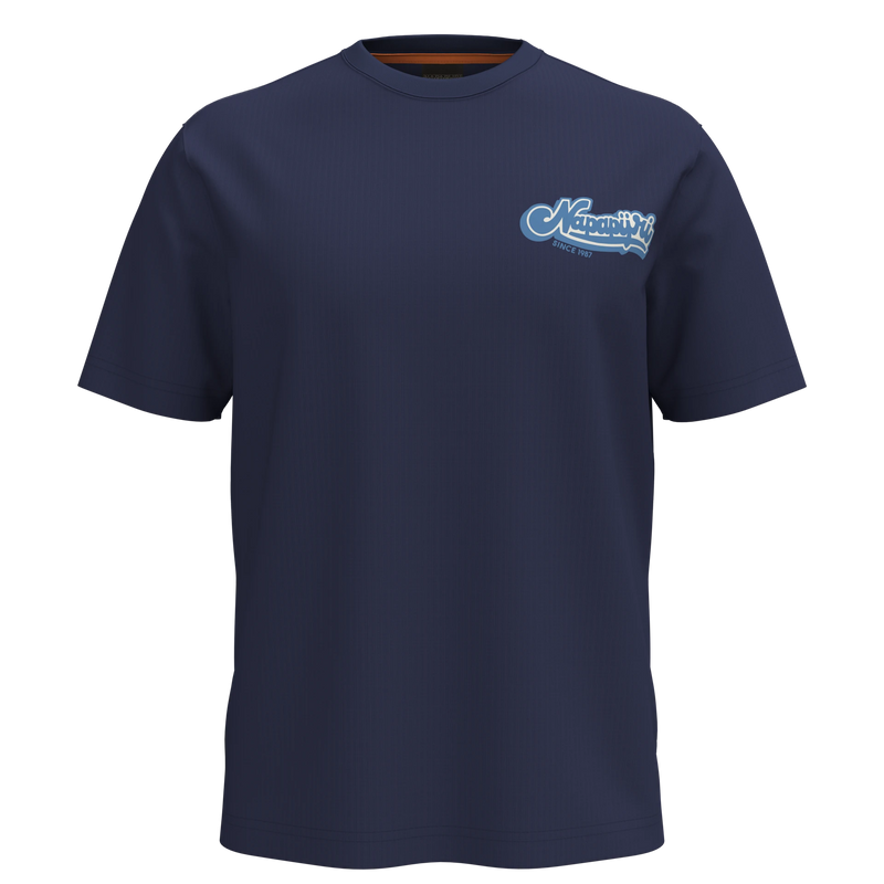 T-shirts korte mouw navy Napapijri