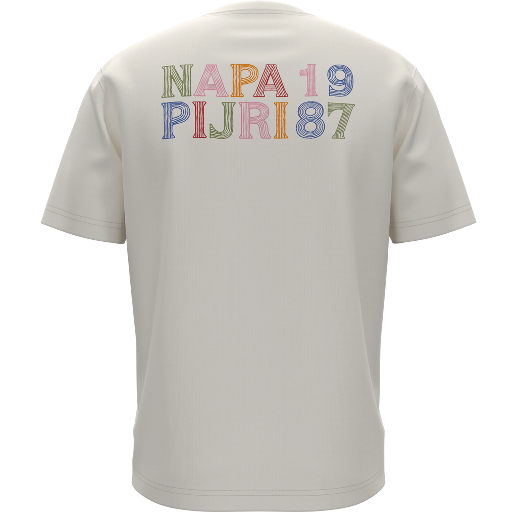 T-shirts korte mouw wit Napapijri