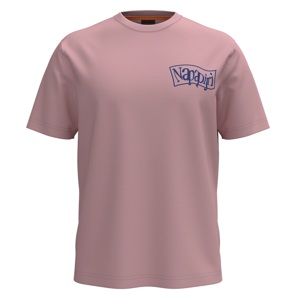 T-shirts korte mouw roze Napapijri