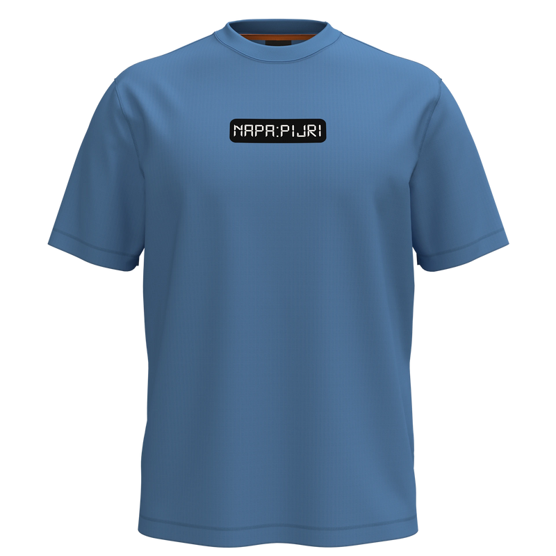 T-shirts korte mouw blauw Napapijri