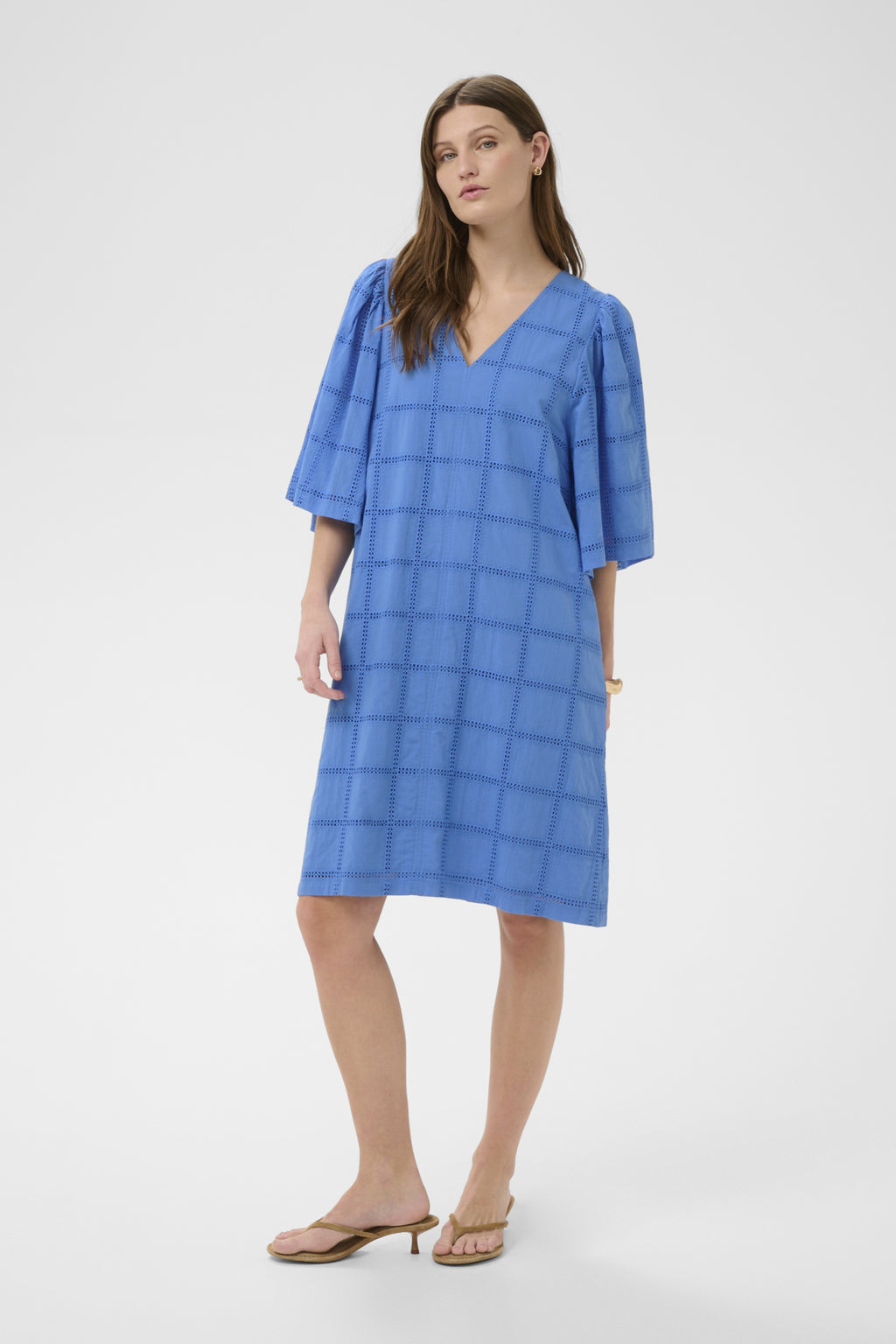 Jurken korte mouw blauw Soaked In Luxury