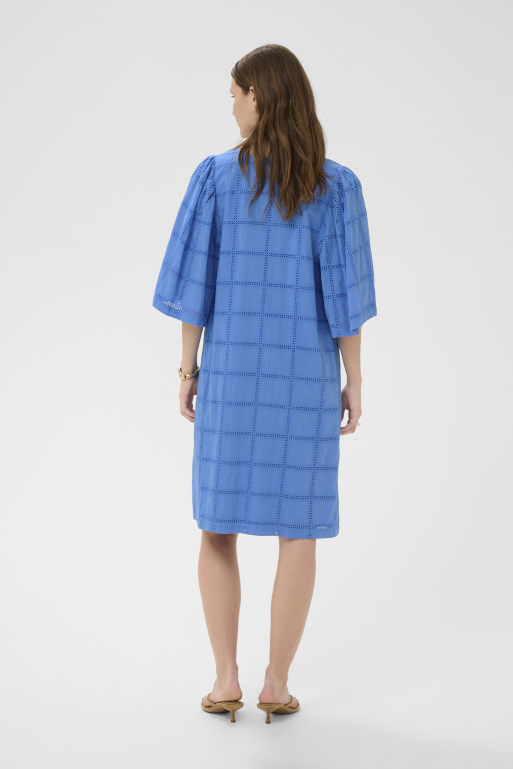 Jurken korte mouw blauw Soaked In Luxury