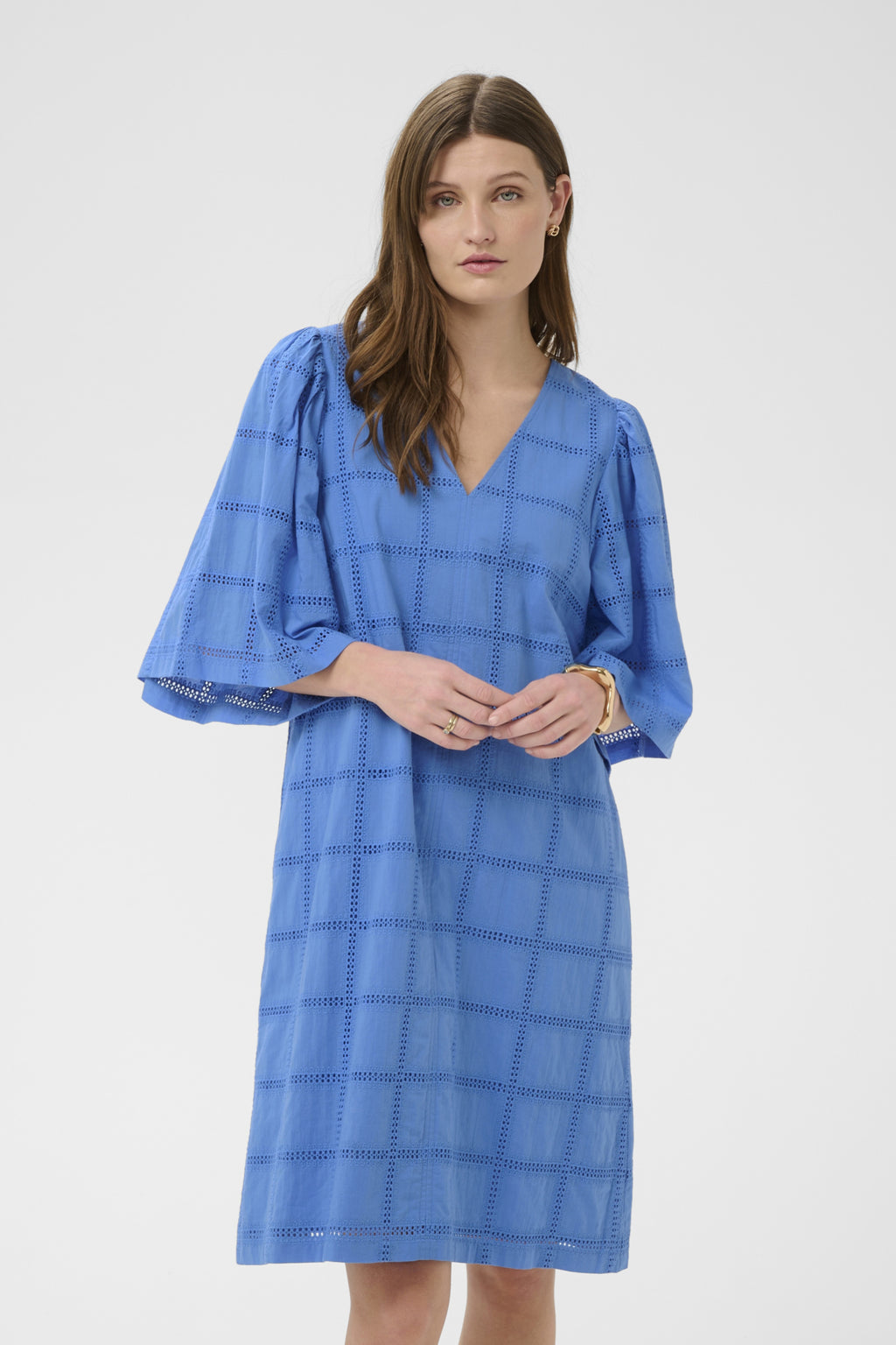 Jurken korte mouw blauw Soaked In Luxury