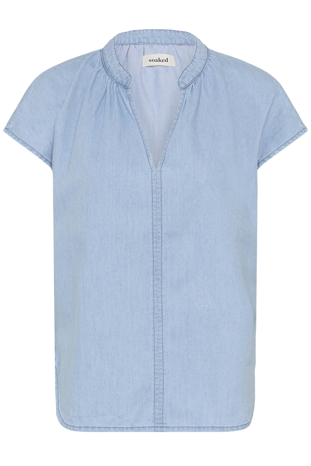 Blouses korte mouw blauw Soaked In Luxury