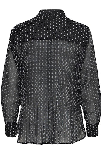 Blouses lange mouw zwart ICHI