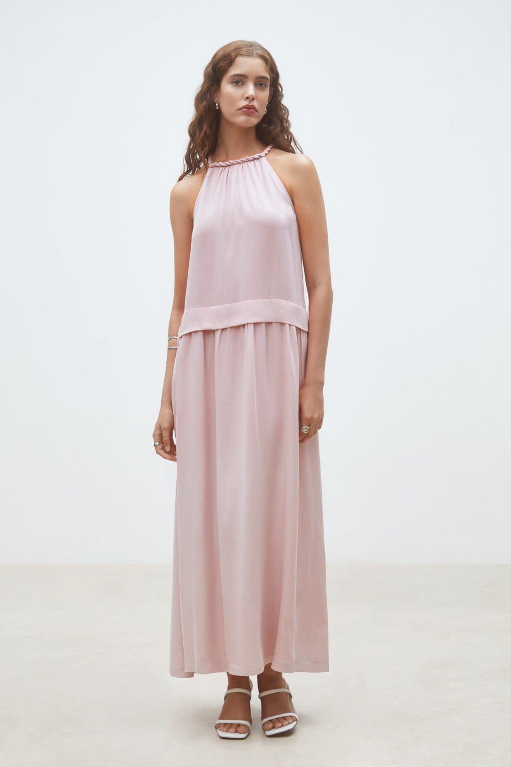 Jurken zonder mouw roze Suncoo Paris