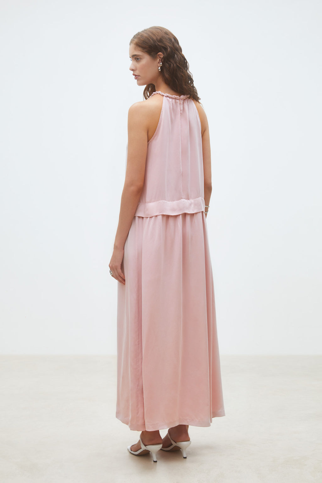Jurken zonder mouw roze Suncoo Paris