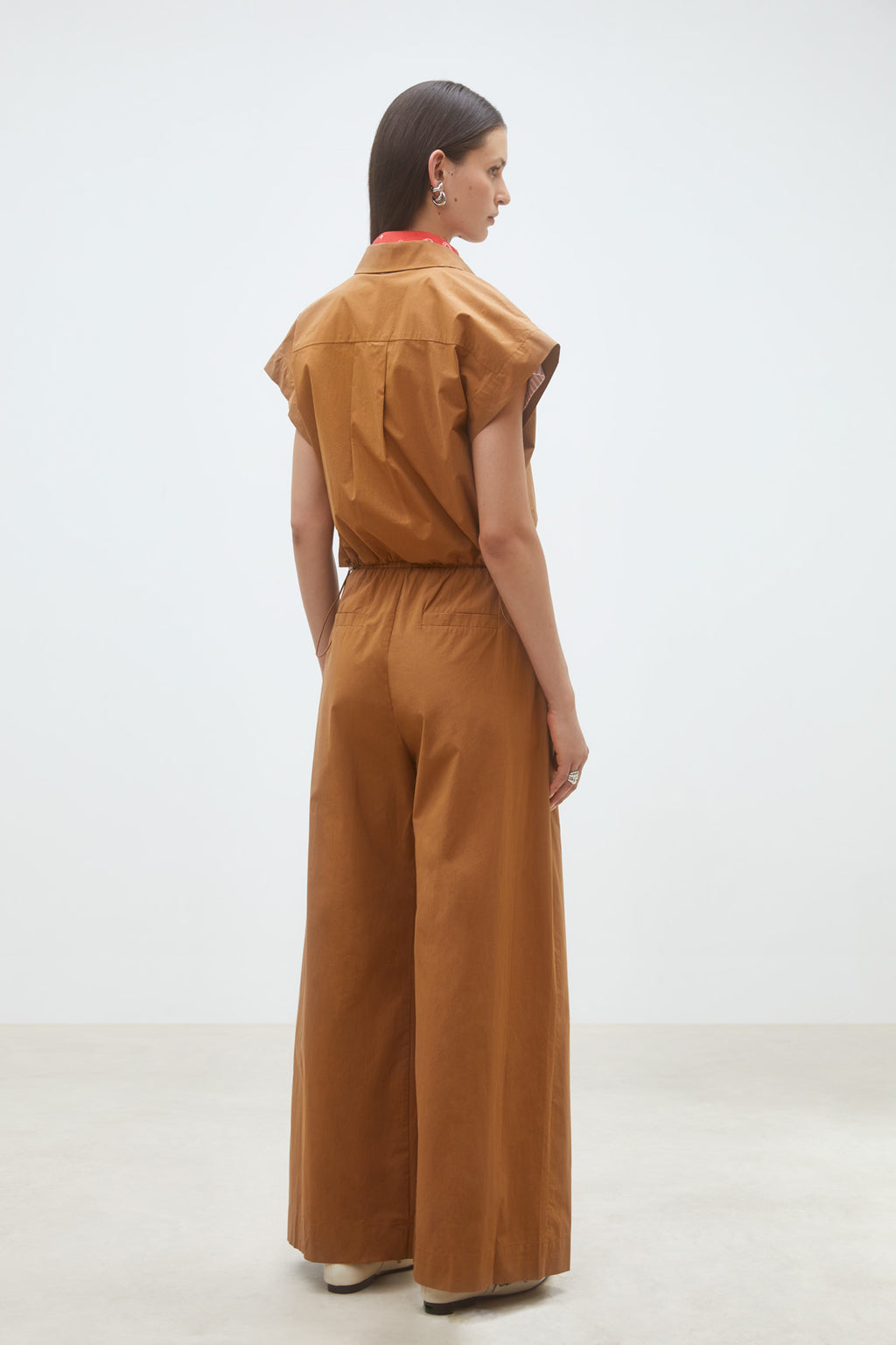 Blouses korte mouw bruin Suncoo Paris