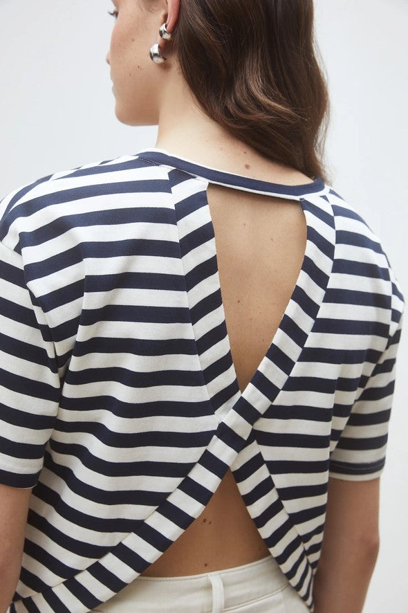 T-shirts korte mouw navy Suncoo Paris