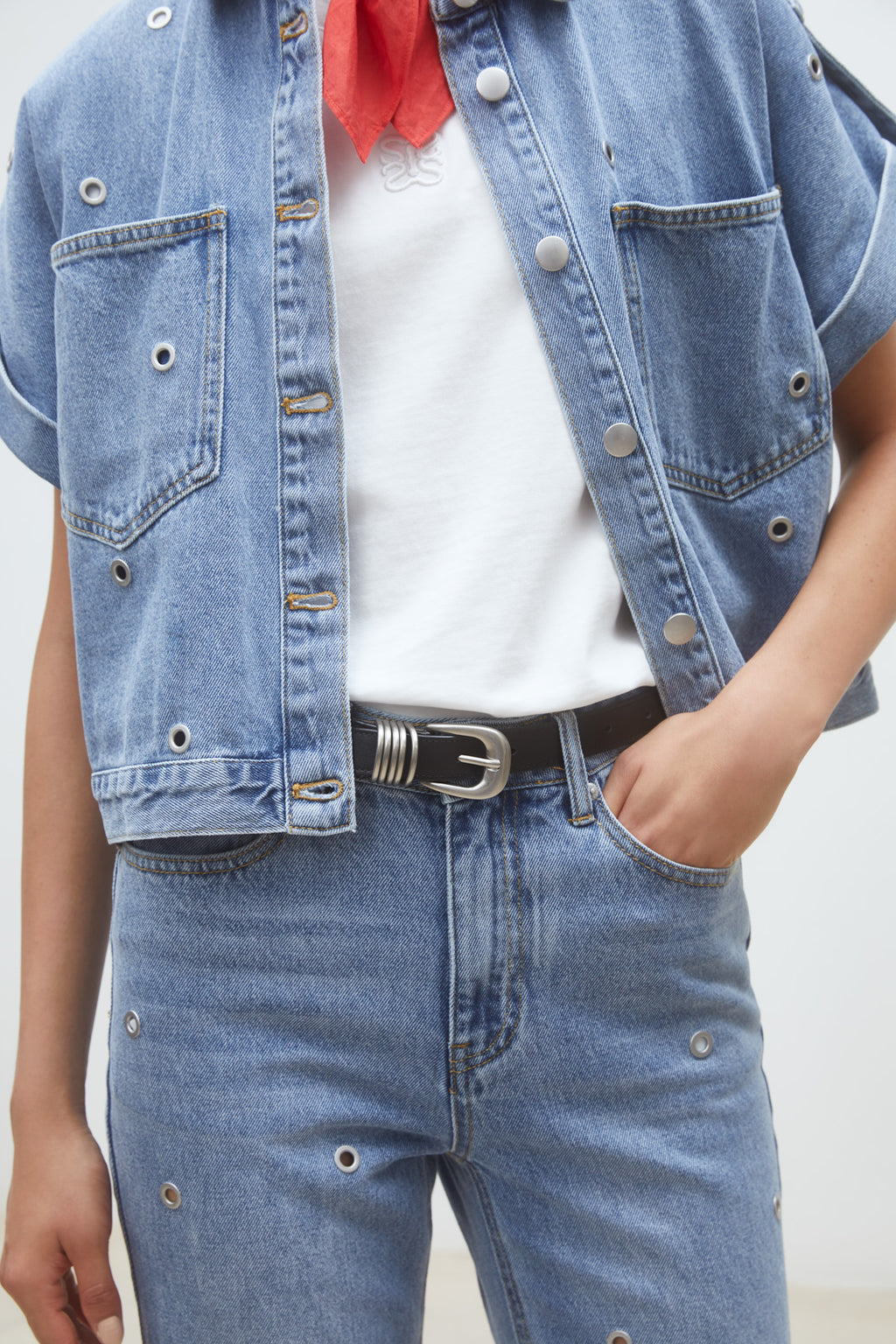 Jeans blauw Suncoo Paris