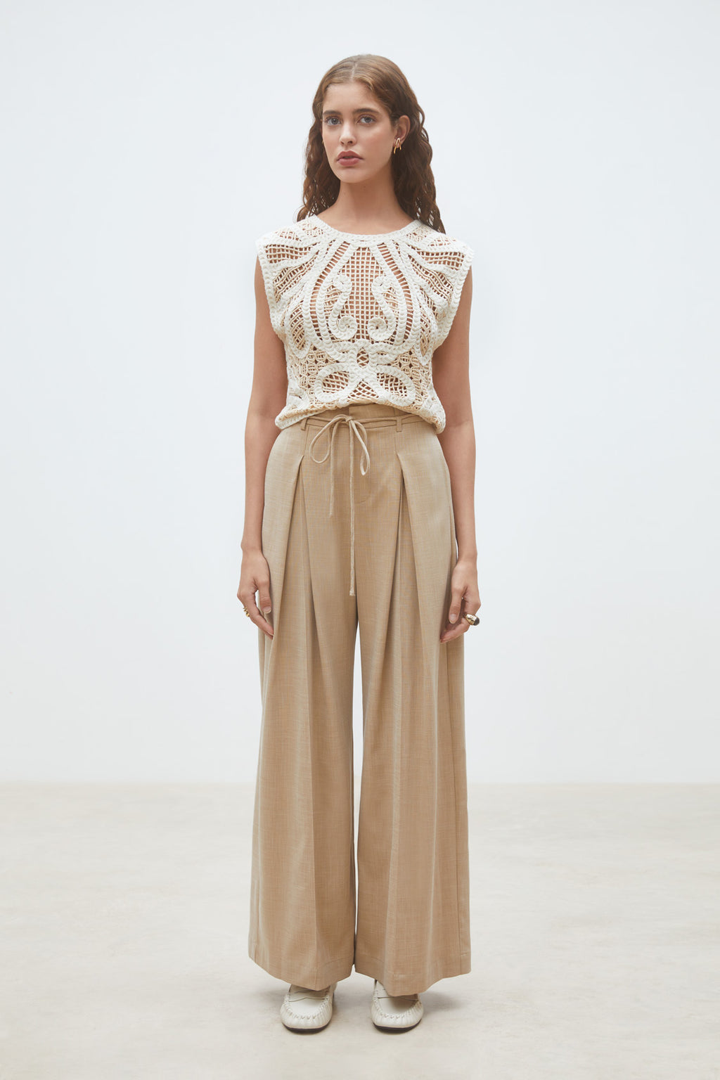 Tops beige Suncoo Paris