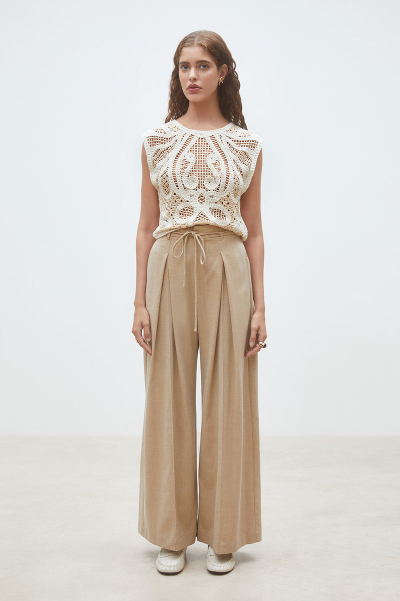 Tops beige Suncoo Paris